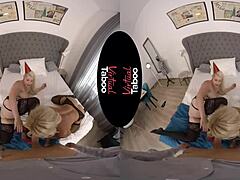 Virtual taboo: birthday boy gets anal pleasure in virtual reality
