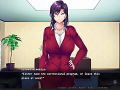 This hentai game features blowjob and fingering scenes with masturbation! 😏