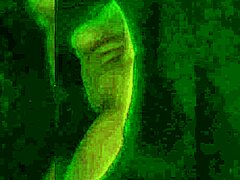 naughty latina brunette strips ass in dark room, clothes ripped