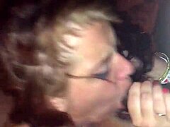 Bbw Blow Job Delivers Sloppy Wet Action in Wild Bedroom Encounter.