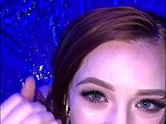 madi collins takes it deep in pink pussy backstage 😏