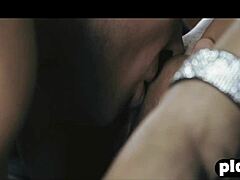 Slender woman dominates in a challenging scenario