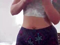 Periscope Girl Teases Horny Webcam Fans with Adorable Moves