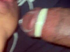 cuckold sits back as wife gets taken hard