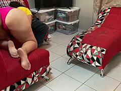 stepsister cleans house while i fantasize about fucking her peruvian big ass