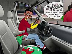 working as a delivery boy this christmas for steamy bimbo valley action