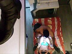 I surrender my ass to this shemale's intense anal fucking in our homemade encounter, feeling every thrust as a ladyboy crossdresser dominates me passionately.