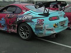 look at these big russian tits in the car