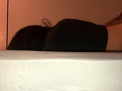 latina teen enjoys backshots with boyfriend