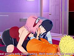 i love watching koikatsu naruto sakura hinata have sex in uncensored anime