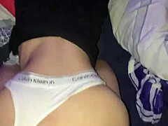 Petite tattooed babe rides hard cock