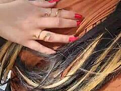 i leaked this intimate video of a beautiful latina milf masturbating