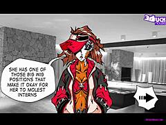 Ai-subeki part 6 features becky in a threesome blowjob with twins