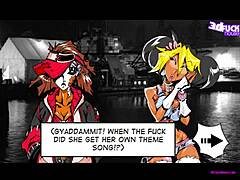 Ai-subeki part 6 features becky in a threesome blowjob with twins