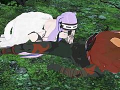 Is that cute girl exploring the forest?