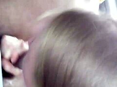 Skinny girl explores her slender figure in casual settings