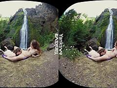 Sierra's wet and wild masturbation in 3D VR