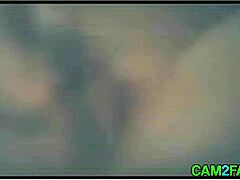 A cute teen 18+ amateur performs on webcam, showing off her tits in a free porn video