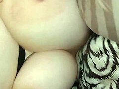 Interacting with the wife camera focused on her 42f natural tits