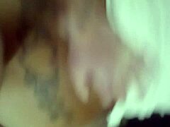 Young and thick gets her throat stretched by white cock in interracial porn video