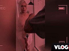 what's behind the scenes with busty blonde kay lovely's natural tits and pussy?