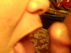 intense oral encounter with mature amateur in homemade setting