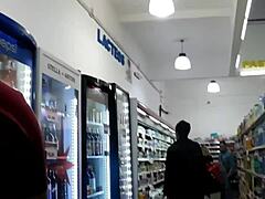 Perla Lopez, Ninfomana Wife, Desperately Fucks Two Strangers in Supermarket While Husbands Work - Chapter 45