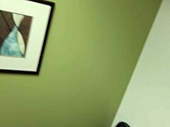 trinity undergoes a casting interview showcasing her big tits and brunette features in detail