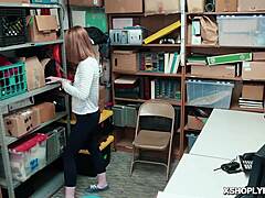 Lp Officer Plugs Katy Kiss's Pierced Pussy