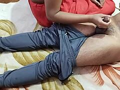 Indian Bhabhi Enjoys Oiled Massage