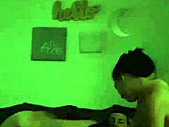 Threesome with girlfriend and baby mother