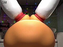 Masturbation with a big cock and anal sex