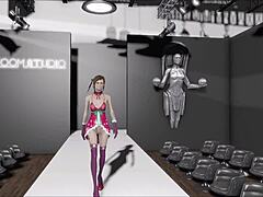 Surrealist fashion in fallout 4 anime style