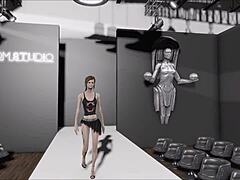 Surrealist fashion in fallout 4 anime style