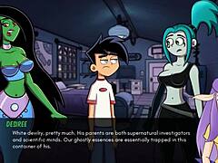 Why is goth amity giving danny phantom a blowjob in this redux?