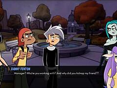 Why is goth amity giving danny phantom a blowjob in this redux?