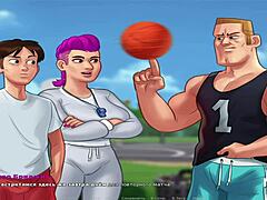 Summertime Saga: Girlfriend's Tattoo Blowjob With Friend