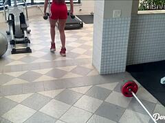 Deny Barbie's Milf Gets Fucked Doggystyle By Trainer