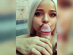 Blonde Gets Sucked And Fucked In Pool And Bedroom