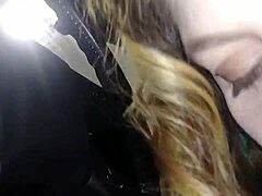 My horny wife Liz dominates after bar night, handling fat cock with sloppy skills