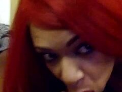 kawanda loves sucking that big cock