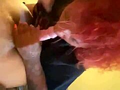 BBW amateur with tattoo attempts sloppy deepthroat in homemade video