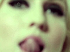 i suck that big blonde milf cock so hard, slurping all the cumshot down my throat