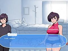 in snow daze, she bends over for doggy fucking with big tits