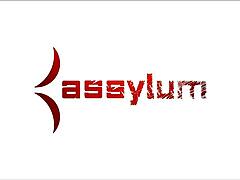 Bound anal punishment for amy faye with rough assfucking and gaping cock action 😈