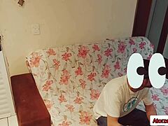 naughty seamstress seduced by client's hard cock outdoors