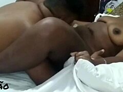 Intense Pounding in Ebony Pussy and Cum in Mouth