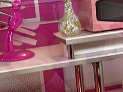 Tattooed Body Builder Enjoys Time With Two Hot Blondes In A Group Setting