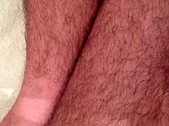 Gay amateur's solo handjob leads to an explosive orgasm