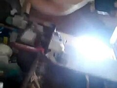 She stands there masturbating and moaning just for you